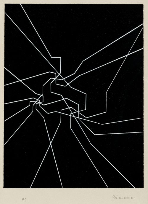 PABLO PALAZUELO Madrid (1916) / (2007) "Noir (Starlight)",