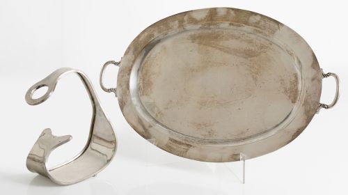 Mexican sterling silver serving platter