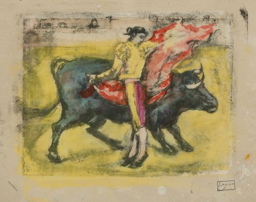 CELSO LAGAR Ciudad Rodrigo (1891) / Seville (1966) "Bullfig