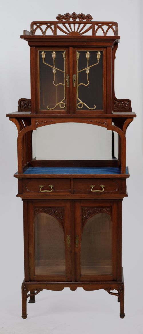 Modernist display case, Catalonia, c. 1910