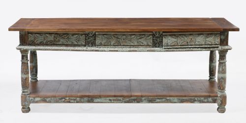 Castilian table, 18th century and later