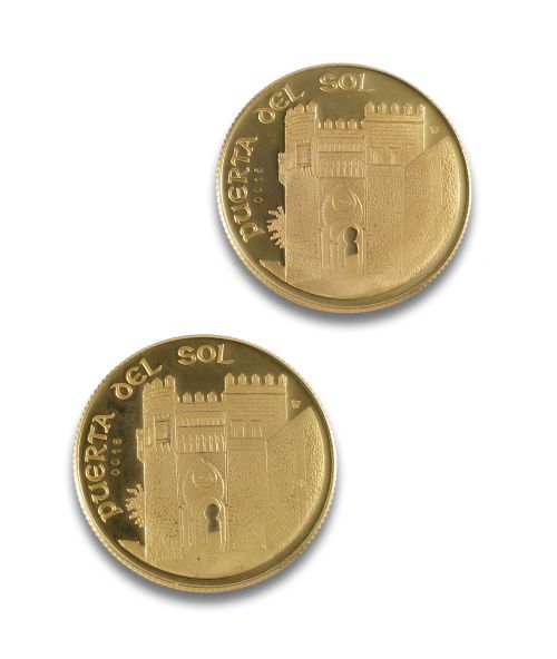 COMMEMORATIVE GOLD MEDALS OF TOLEDO IMPERIAL CAPITAL