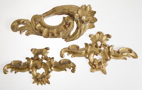 Three fragments of an altarpiece, 18th century
