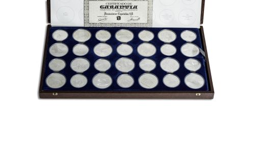 COLECCION DE MONEDAS DE PLATA DE LAS OLIMPIADAS CANADÁ 1976