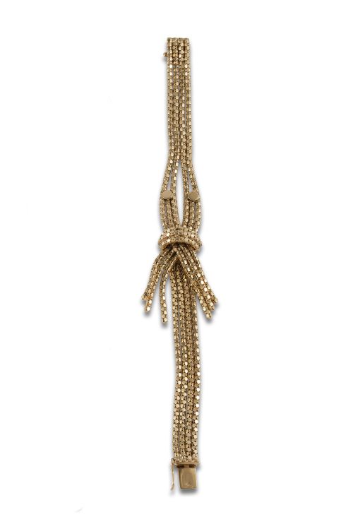 PULSERA DE CORDONES DE ORO 