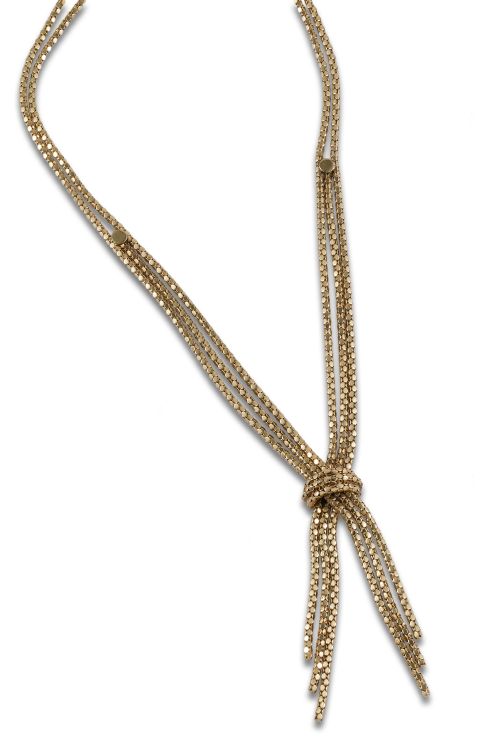 COLLAR DE CORDONES DE ORO