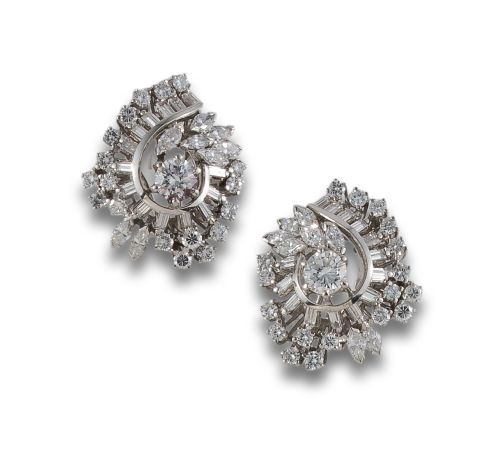 PENDIENTES DE ORO Y DIAMANTES