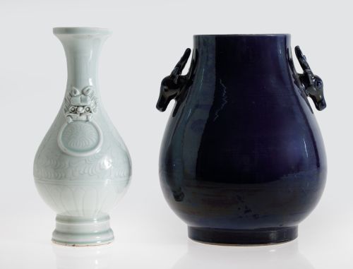 Glazed stoneware vase, China, 20th century