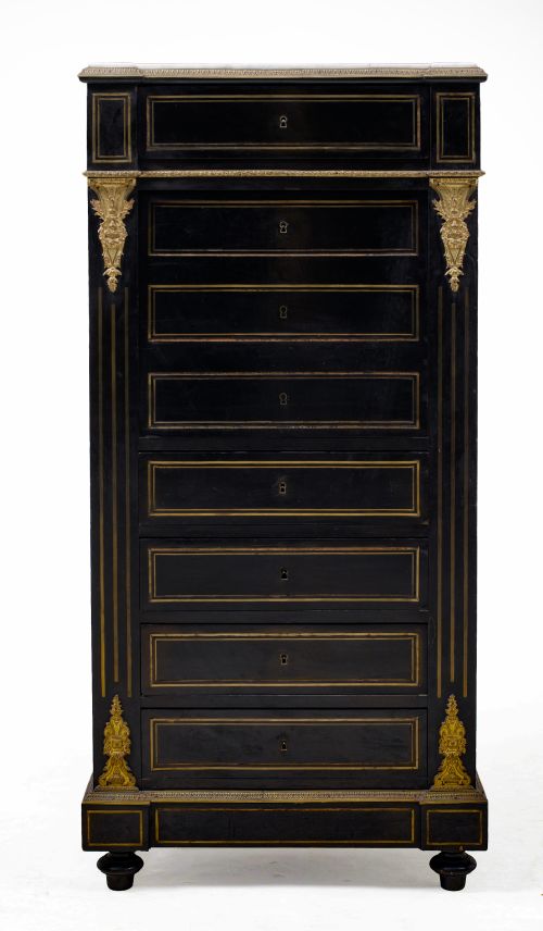 Napoleon III style "à abattant" bureau, 20th century