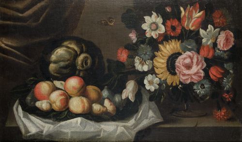 ESCUELA ESPAÑOLA, SPANISH SCHOOL (2nd 1/2 17th Century) "St