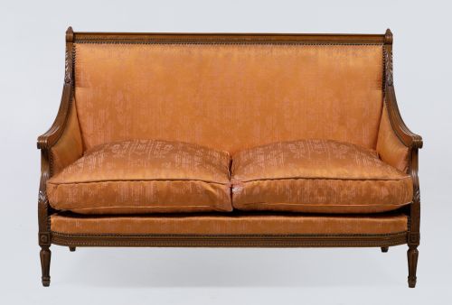 Louis XVI style canape, 20th century