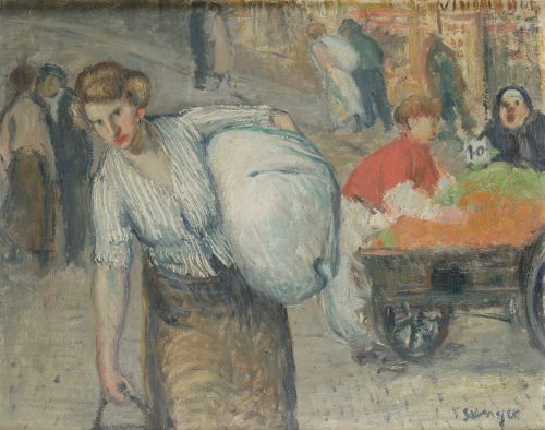 JOAQUIN SUNYER, JOAQUIN SUNYER Sitges (1875) / (1956) "Scen