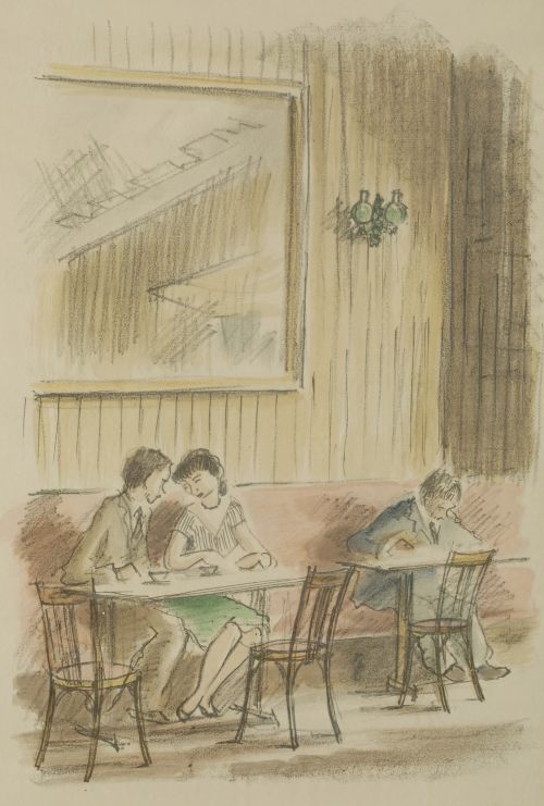 EDUARDO VICENTE Madrid (1900) / (1968) "Characters in the c