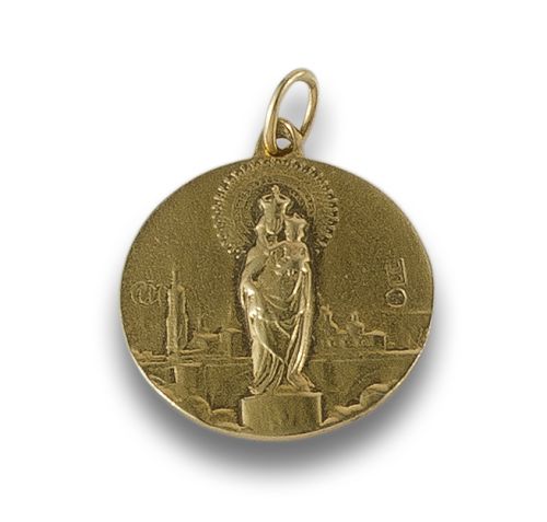 GOLD MEDAL OF THE VIRGIN OF THE PILLAR