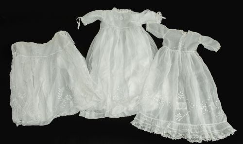 Antique christening gown, early 20th century