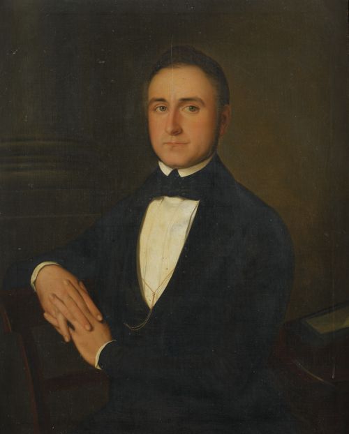 SPANISH SCHOOL (19TH CENTURY) "Portrait of a Gentleman"