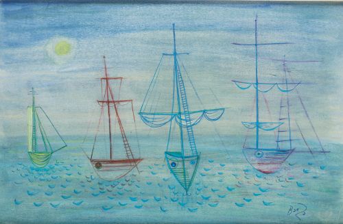 MANUEL  BAEZA, MANUEL BAEZA Alicante (1915) / (1986) "Sailb