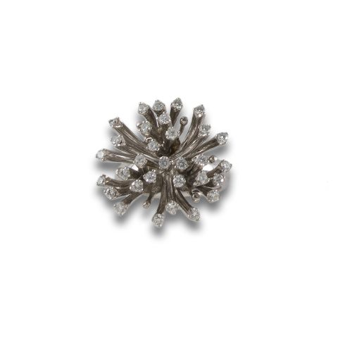 SORTIJA ORO BLANCO DE 19K CON DIAMANTES