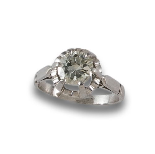 SOLITARIO DE PLATINO Y DIAMANTE