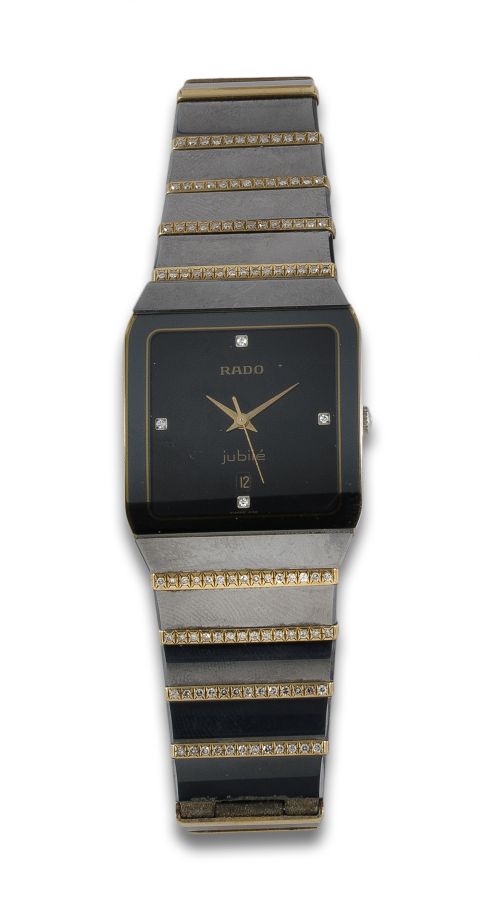 RELOJ RADO DIASTAR JUBILÉ DE ACERO, ORO Y DIAMANTES