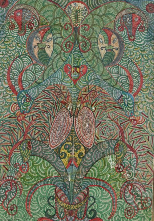 LORENZO APARICIO BOLICHE, "Composición" , Técnica mixta sob
