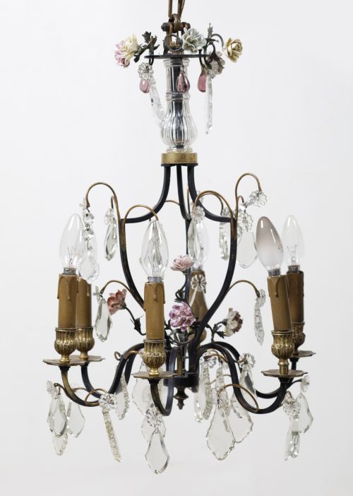 Louis XV style ceiling lamp, 20th century