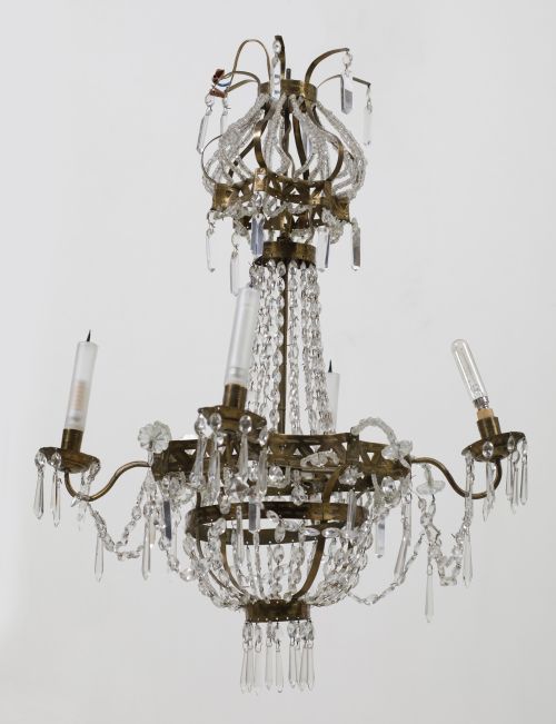Louis XV style ceiling lamp, early 20th century
