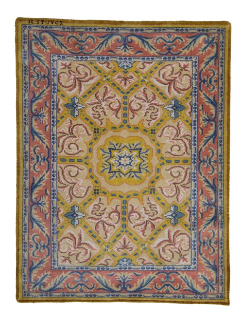 Hand-knotted wool rug, Miguel Stuyck, 20th century