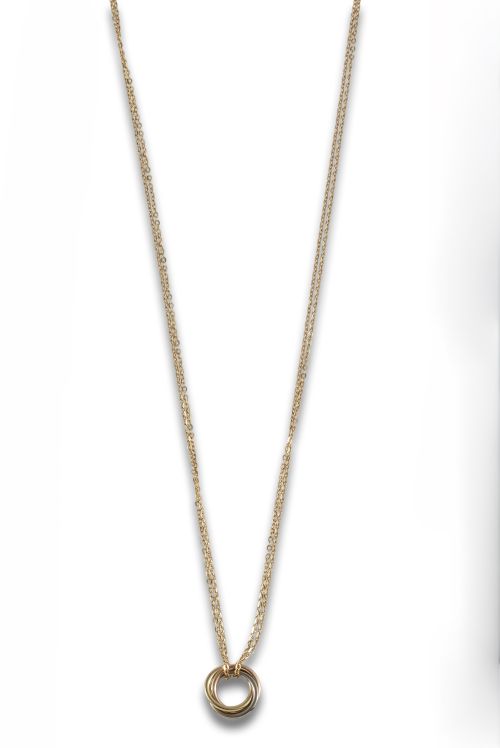 COLLAR TRINITY FIRMADO POR CARTIER DE ORO 