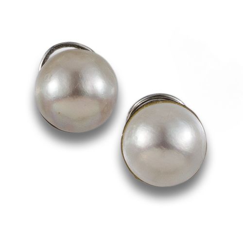 PENDIENTES DE PERLAS MABE PEQUEÑOS DE ORO 