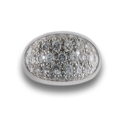SORTIJA MYST DE CARTIER DE ORO, CUARZO Y DIAMANTES