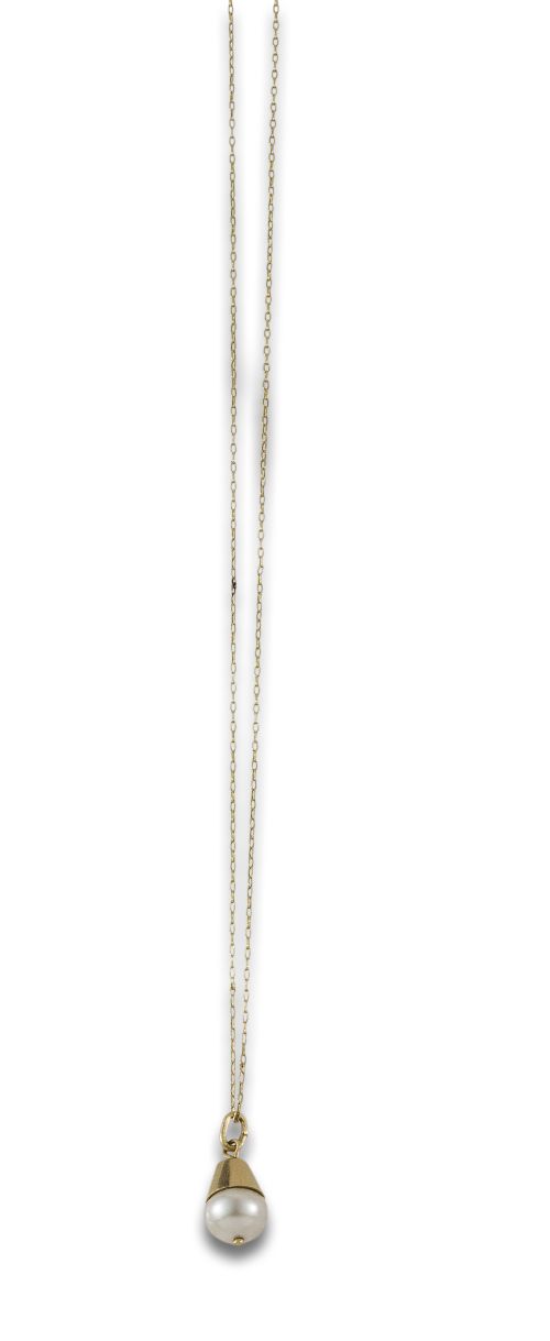 COLLAR DE ORO Y PERLA