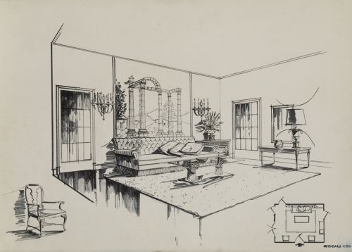 MIGUEL ÁNGEL MORCUENDE GARCÍA, "Colección de bocetos de dec