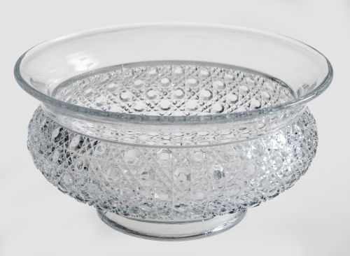 Bol de cristal siguiendo modelos de Bohemia, S.XX