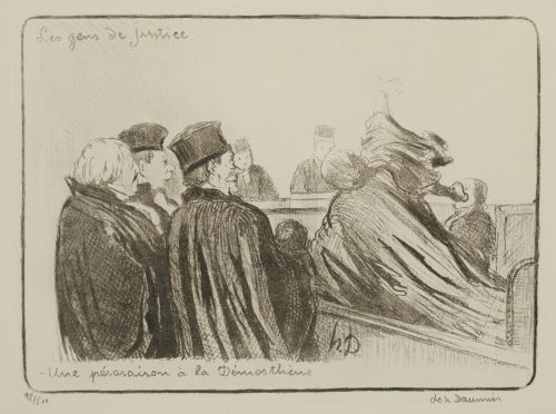 HONORÉ DAUMIER, HONORE DAUMIER Marseille, France, (1808) /