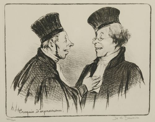 HONORÉ DAUMIER, HONORE DAUMIER Marseille, France, (1808) /