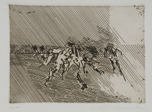 FERNANDO ZÓBEL DE AYALA, "Fútbol (Estadio III)", 1973, Agua