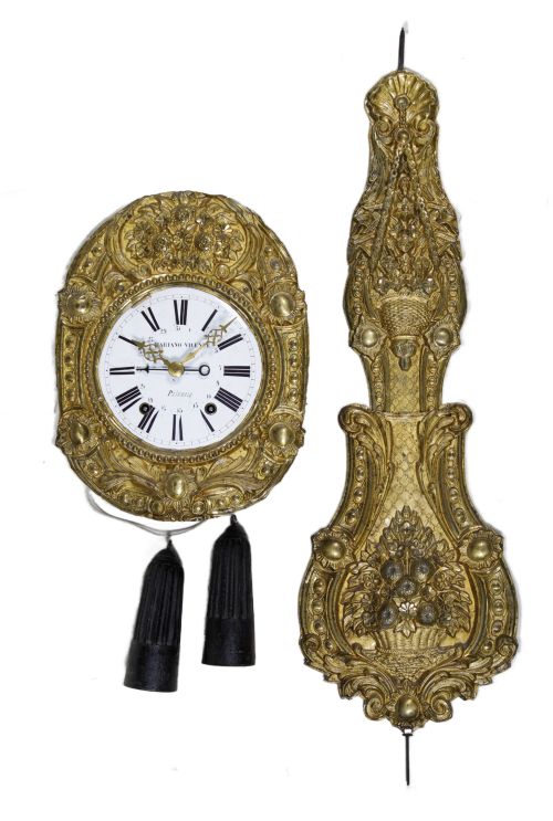 Reloj Morez firmado Mariano Vicente, Palencia, España, S. X