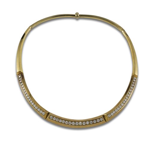 GARGANTILLA DE ORO Y DIAMANTES