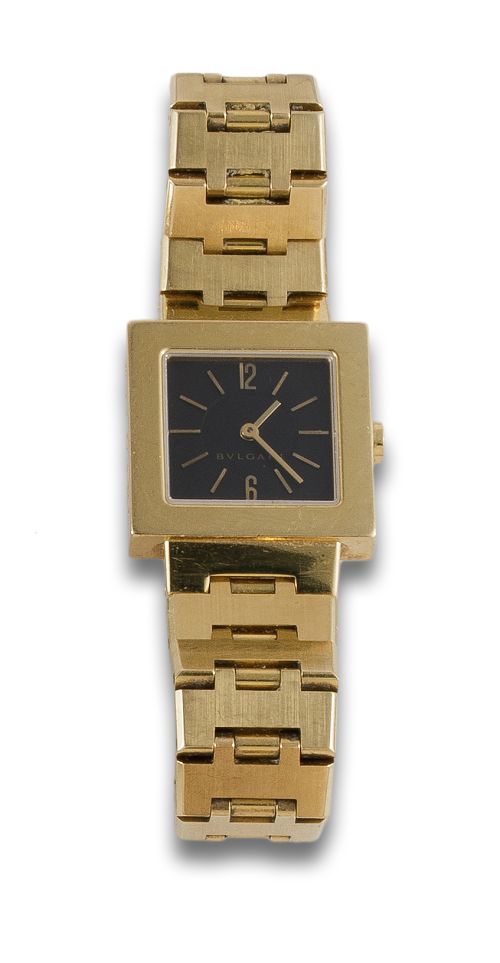 RELOJ BVLGARI QUADRATO DE ORO
