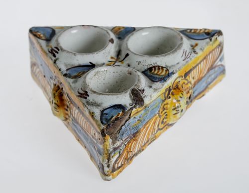 Especiero de cerámica de Talavera, S.XVIII