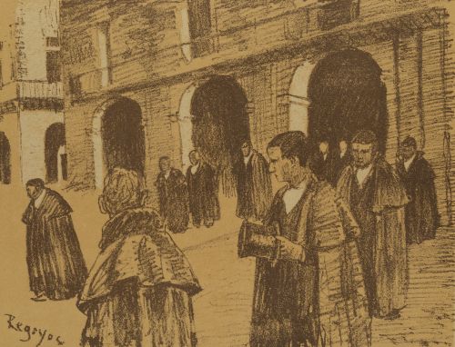 DARÍO DE REGOYOS Y VALDÉS, "Entierro en Oñate" y "Sardinera