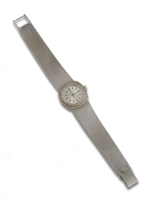 RELOJ OMEGA DE SEÑORA EN ORO Y DIAMANTES 