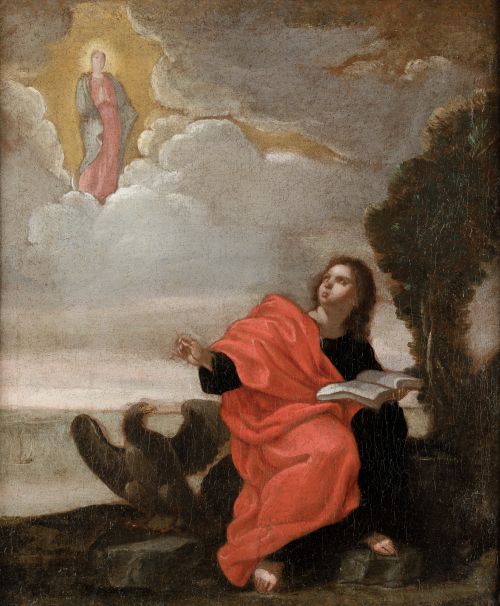 ESCUELA ESPAÑOLA, SPANISH SCHOOL (17th Century) "Vision of