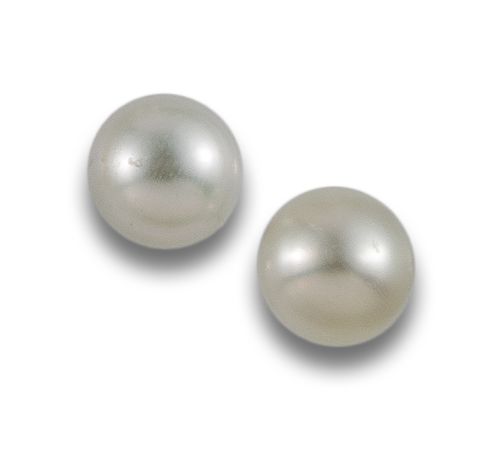 PENDIENTES DE ORO BLANCO CON PERLAS 