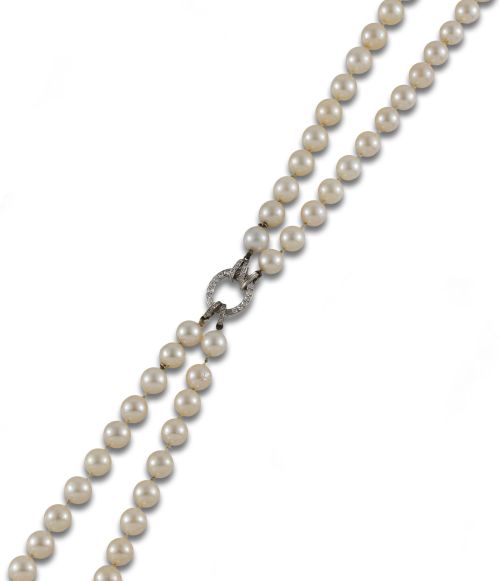 COLLAR DE CUATRO VUELTAS DE PERLAS DESMONTABLES 
