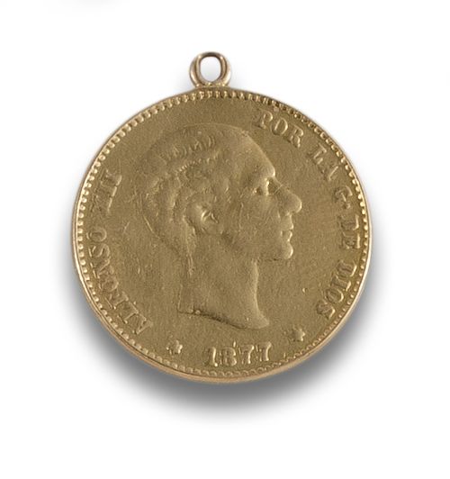 COLGANTE MONEDA DE ORO 