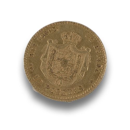 MONEDA DE 10 PESETAS DE ORO