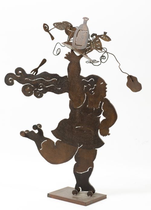 MARC JESÚS VIVES, “Mujer en danza”, Escultura de hierro