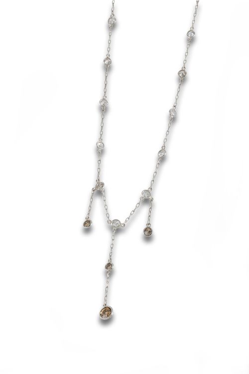 COLLAR DE ORO Y DIAMANTES 